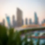 Dubai skyline showcasing luxurious properties