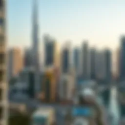 Stunning view of Dubai's skyline showcasing luxury apartments and rental buildings