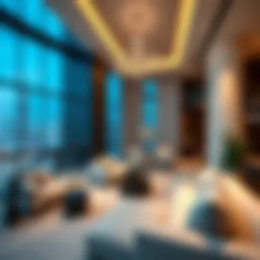 Luxury Living in Dubai Luxury apartment in Dubai showcasing modern architecture