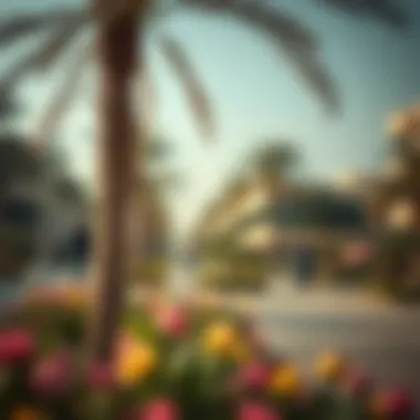 Vibrant community life in Rashidiya with parks and recreational areas