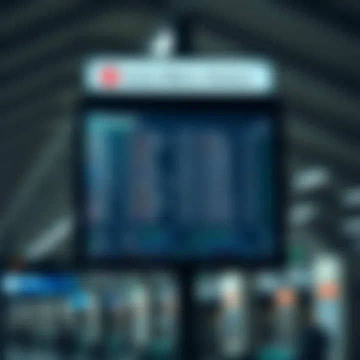 Union Metro Station timetable display