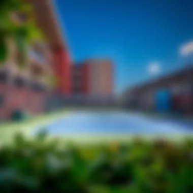 Well-maintained sports facilities highlighting the active lifestyle available in Victory Heights