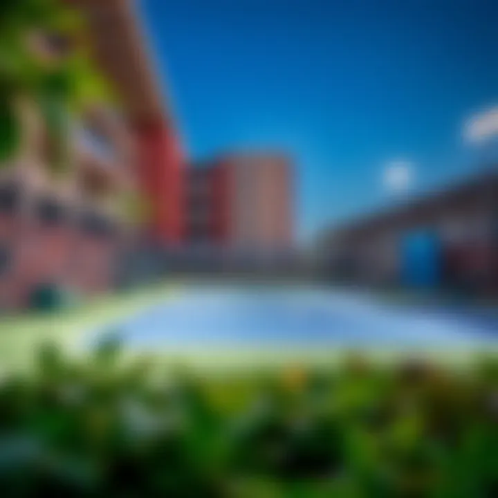 Well-maintained sports facilities highlighting the active lifestyle available in Victory Heights