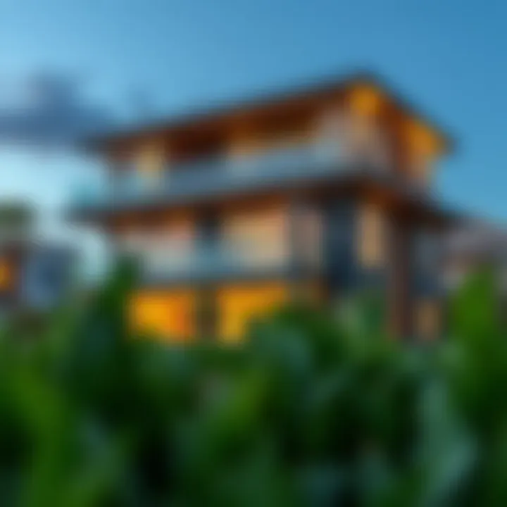 Architectural Elegance of Vida Hills Residence Stunning exterior view of Vida Hills Residence showcasing modern architecture