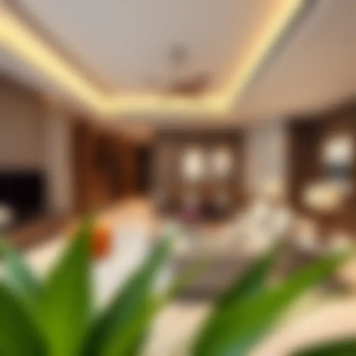 Interior Luxury of Vida Hills Residence Luxurious living space inside Vida Hills Residence with contemporary design